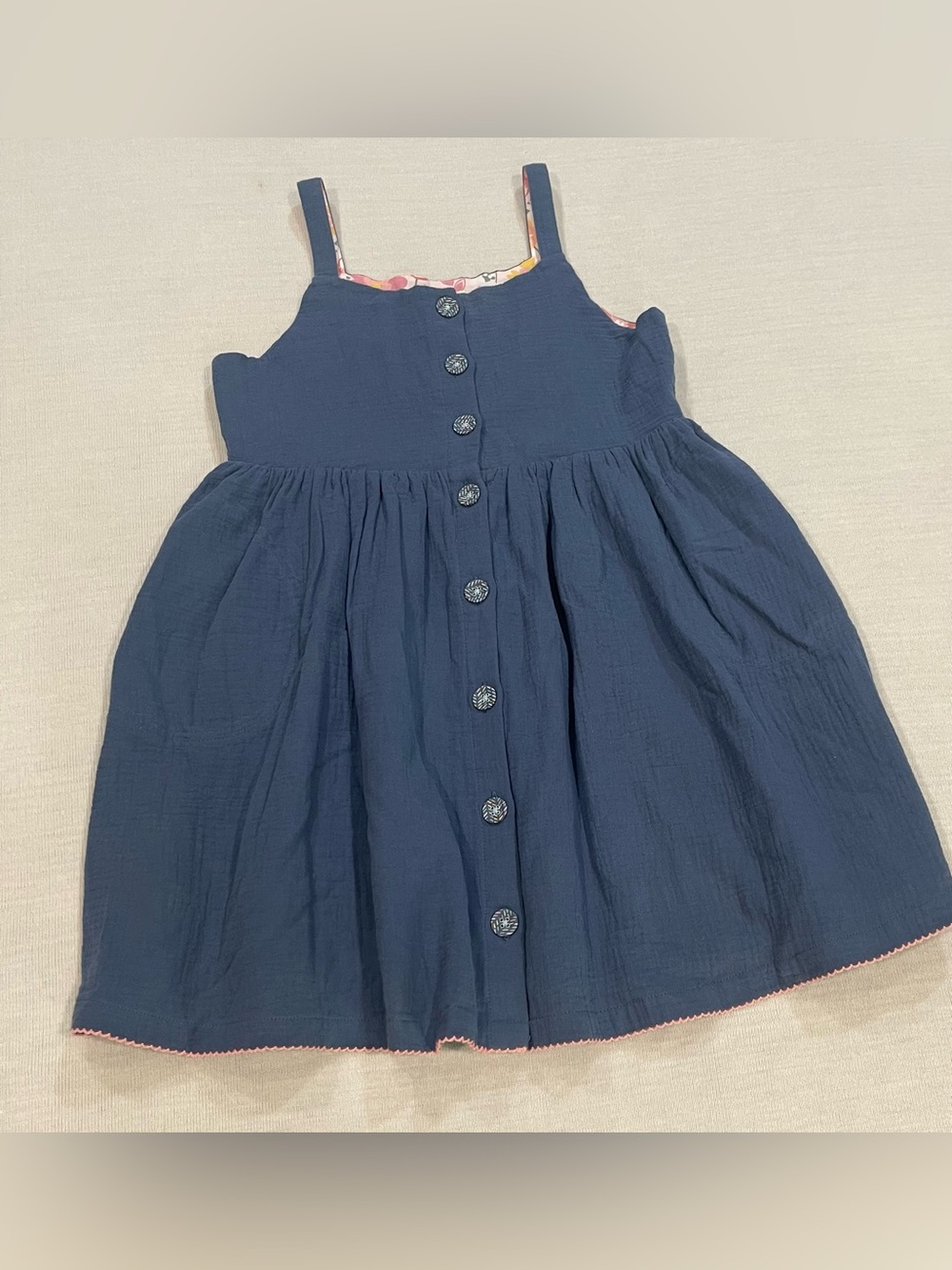 Matilda Jane Fallon Jumper Dress Just Imagine Pink Trim Sz 10